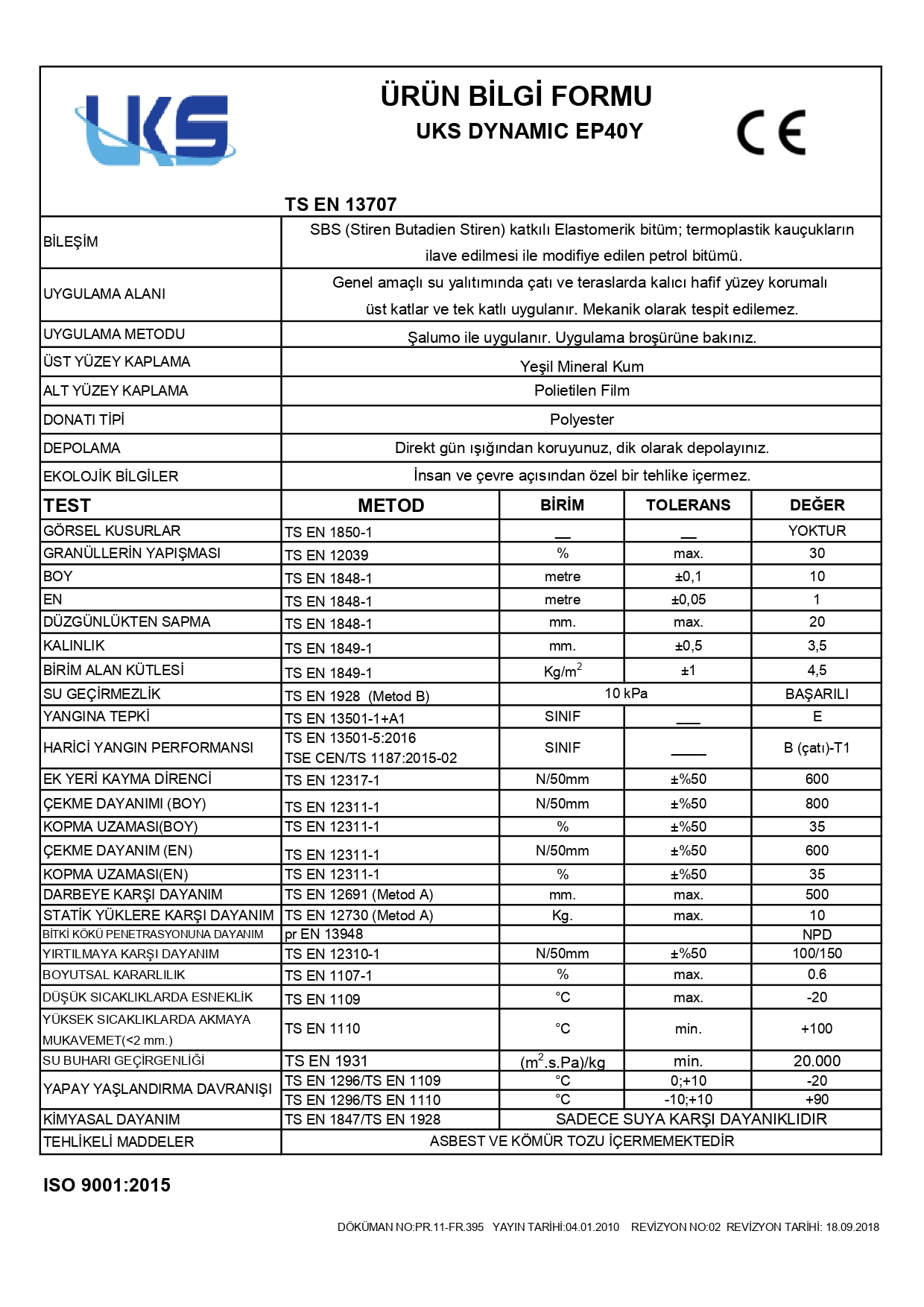 UKS DYNAMIC EP40Y