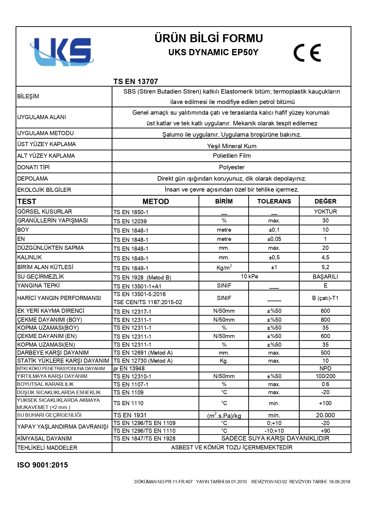 UKS DYNAMIC EP50Y