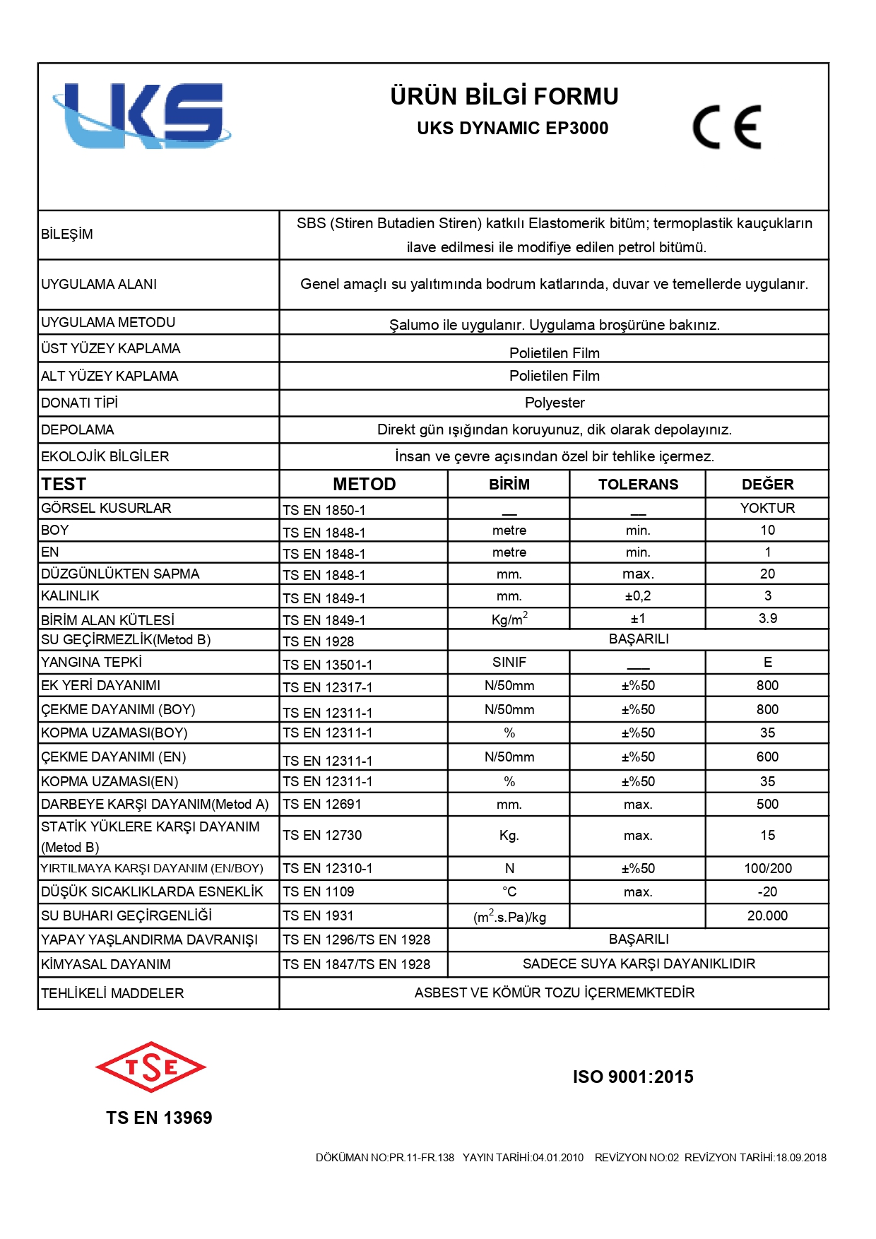 UKS DYNAMIC EP3000